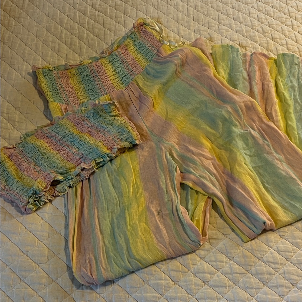 Tularosa Pastel Rainbow Two-Piece Set